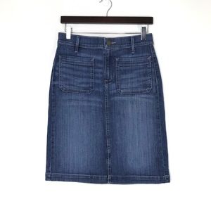 Ann Taylor Loft Denim Jean Skirt